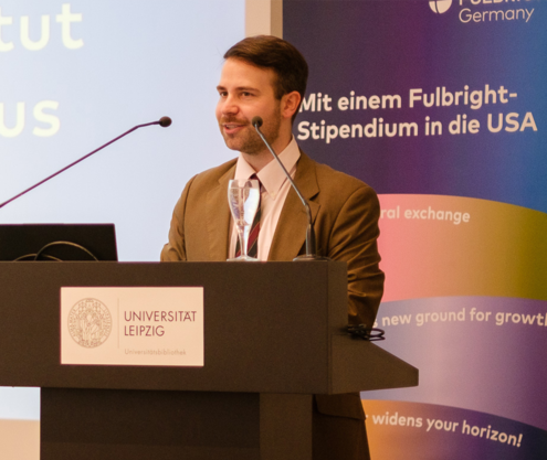 Eric Fraunholz, Executive Director des Deutsch-Amerikanischen Instituts Sachsen