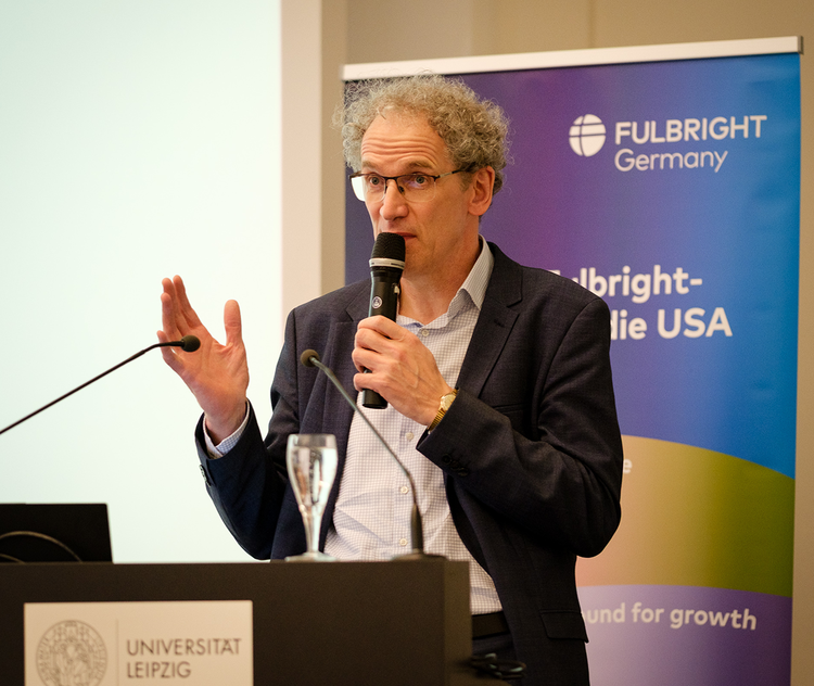 Prof. Dr. Dirk Oschmann, Fulbright-Alumnus, Autor und Literaturprofessor an der Universität Leipzig